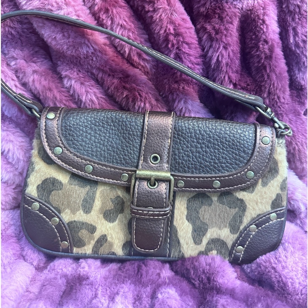 NWOT leopard purse clutch/wristlet